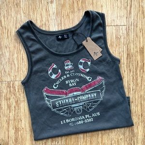 THRILLS C&C Wings Rib Singlet